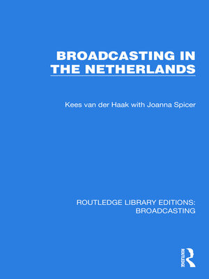 cover image of Broadcasting in the Netherlands